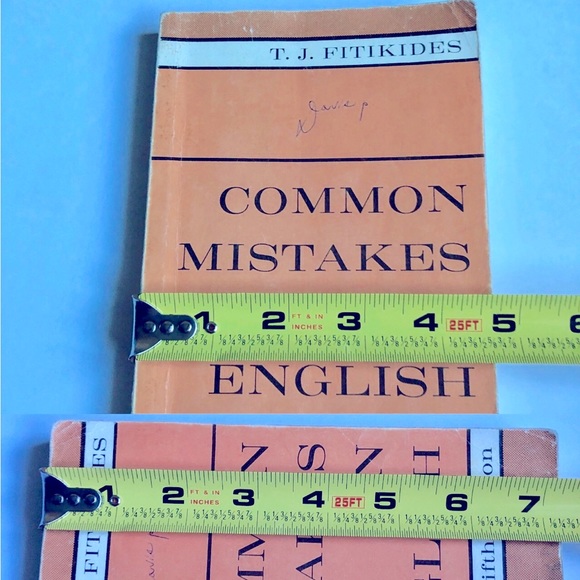 Vintage Book COMMON MISTAKES IN ENGLISH 1981 5th Edition by T. J. FITIKIDES - Picture 11 of 16